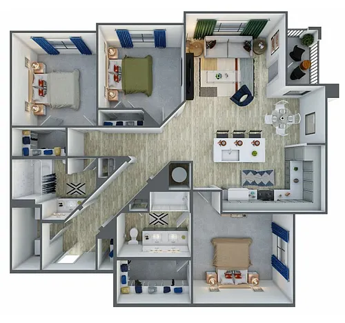 Floor plan C1
