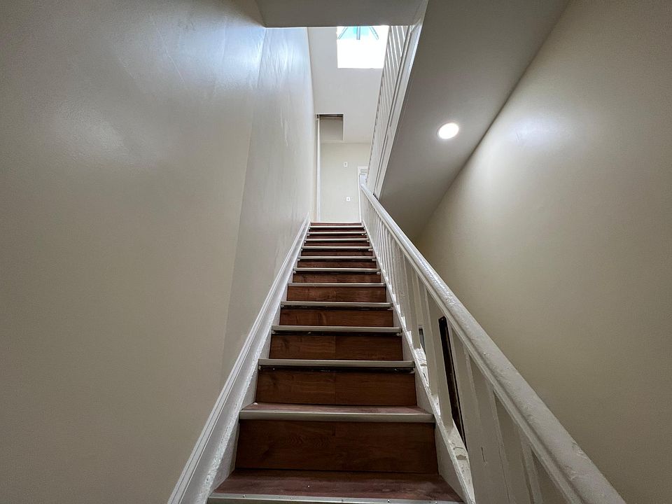 Stairs leading up to the apartment.