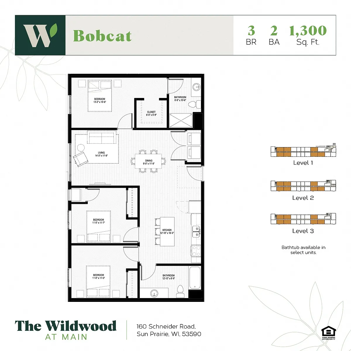 Floor plan Bobcat 50%