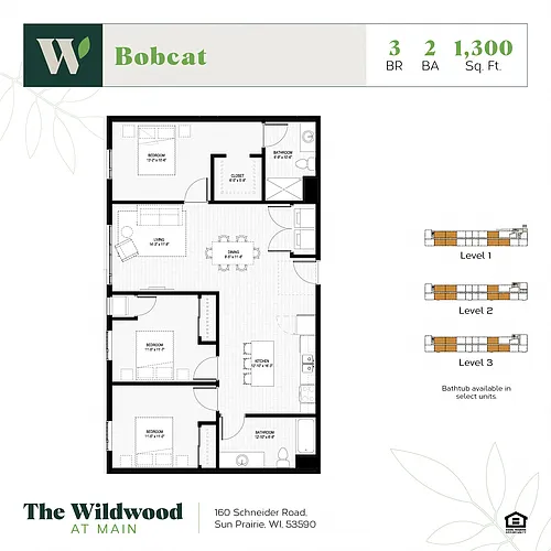 Floor plan Bobcat 80%