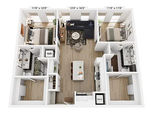 Floor plan B6