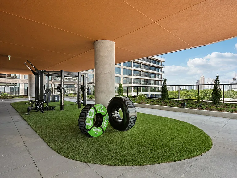Outdoor Rooftop Fitness Studio
