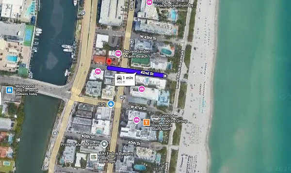short walk to beach only about 300 ft