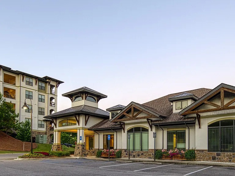 Leasing Office and Parking Lot