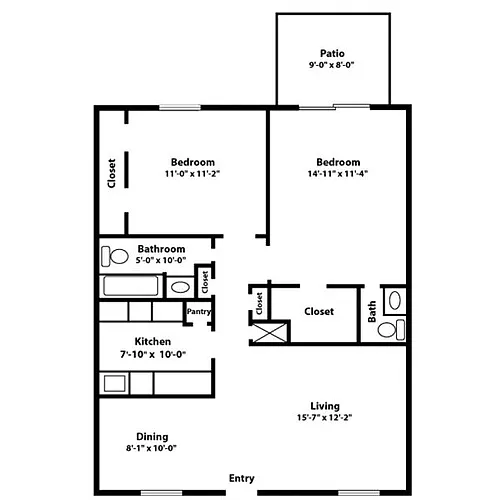 Floor plan D