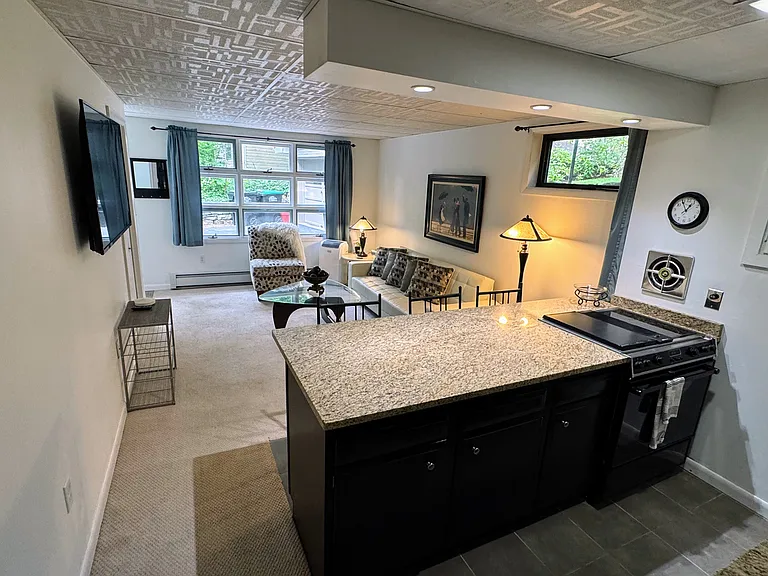 Living room and Kitchen