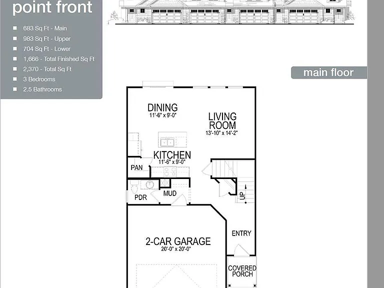 Floor plan (main floor)