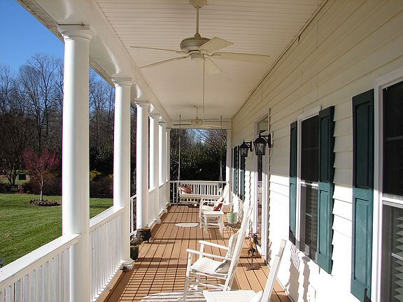 front porch to west