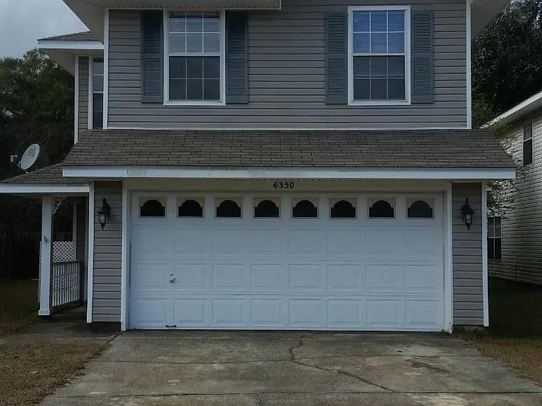 Garage with remote door opener
