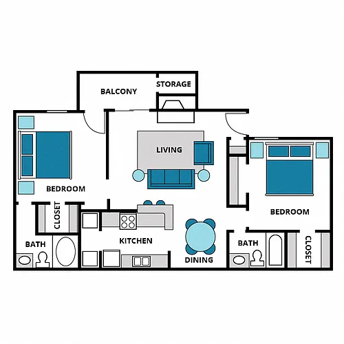 Floor plan B2
