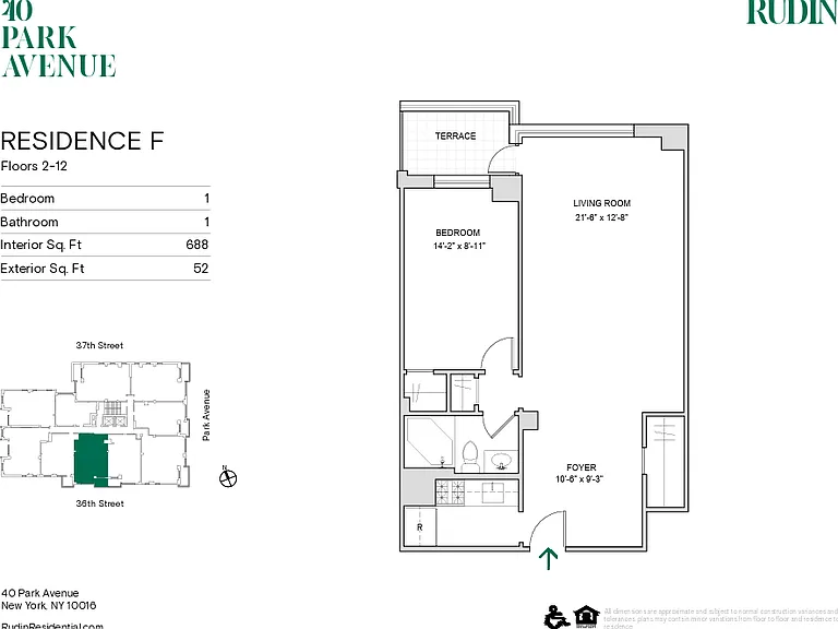 40 Park Ave #9-F — Photo 2