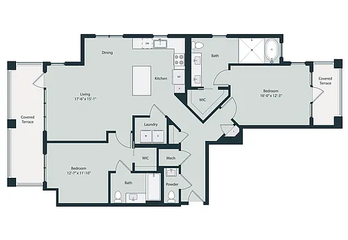 Floor plan B3