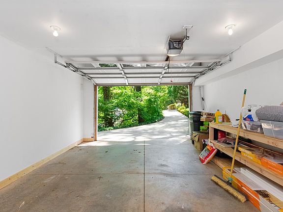 1-car garage with lots of storage space