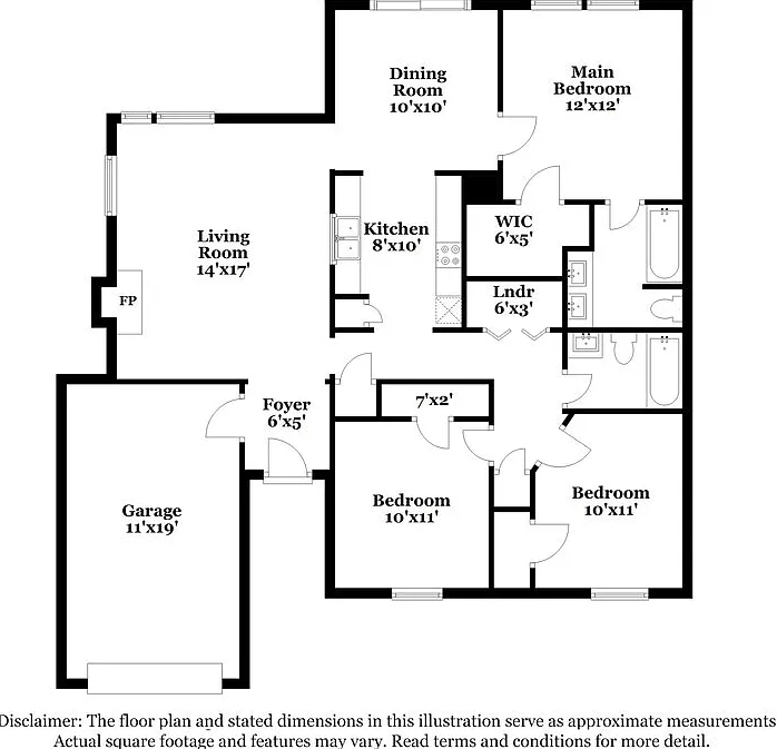 3 bed, 2.0 bath, 1140 sqft, $1,945 — Photo 2