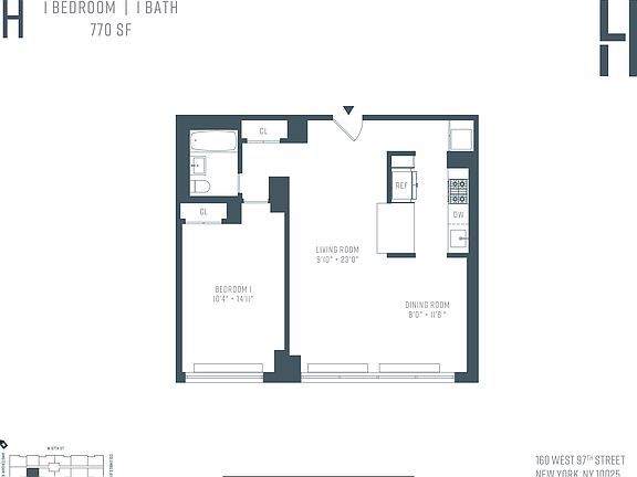 2nd image of 160 W 97th St APT 6H