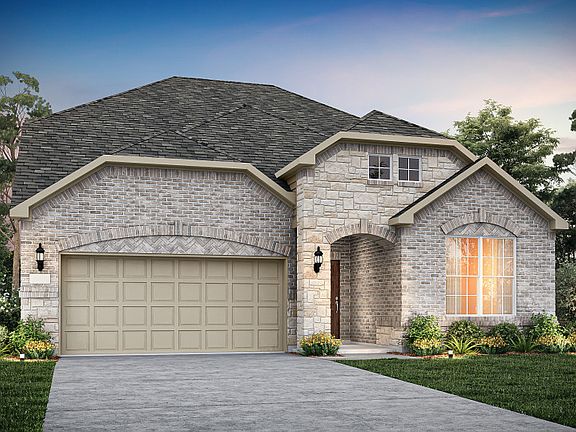 The Keller, a two-story home with 2-car garage, shown with Home Exterior 35