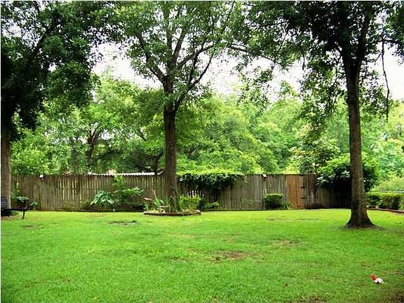 Large back yard