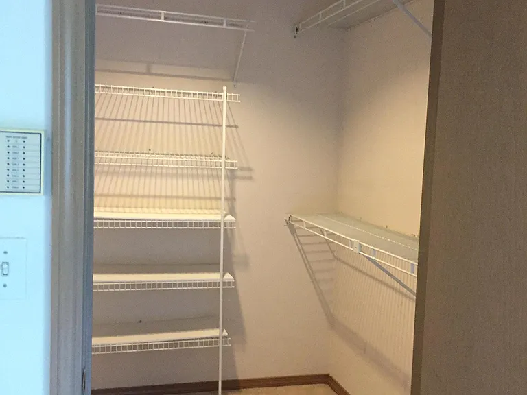 Walk-in closet master bedroom