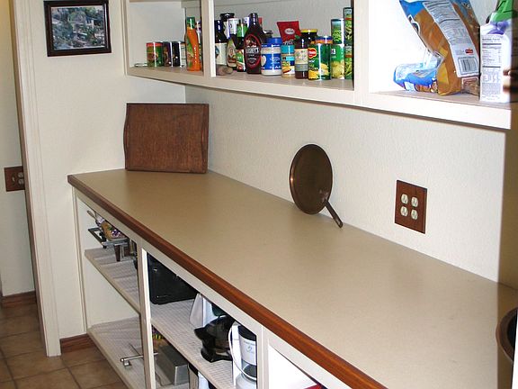 Pantry and storage room