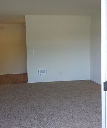 Standing on patio looking in