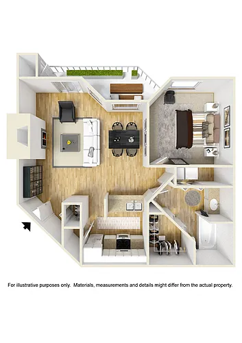 Floor plan 1B