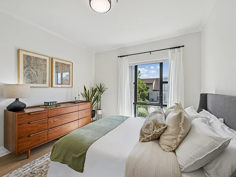 Spacious and bright bedroom