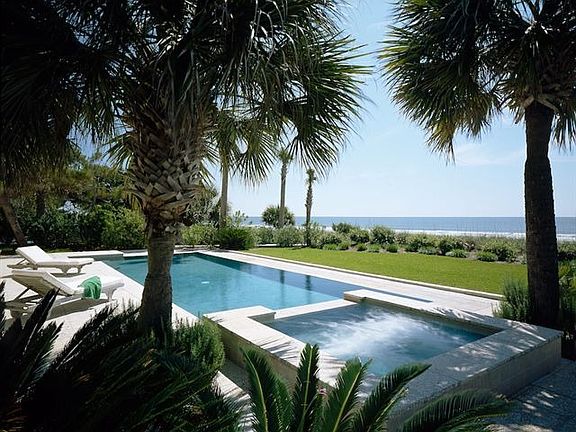 Oceanside Heated Private Pool with Waterfall Spa