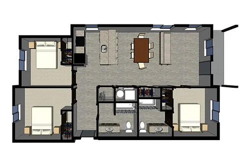 Floor plan Sauk River