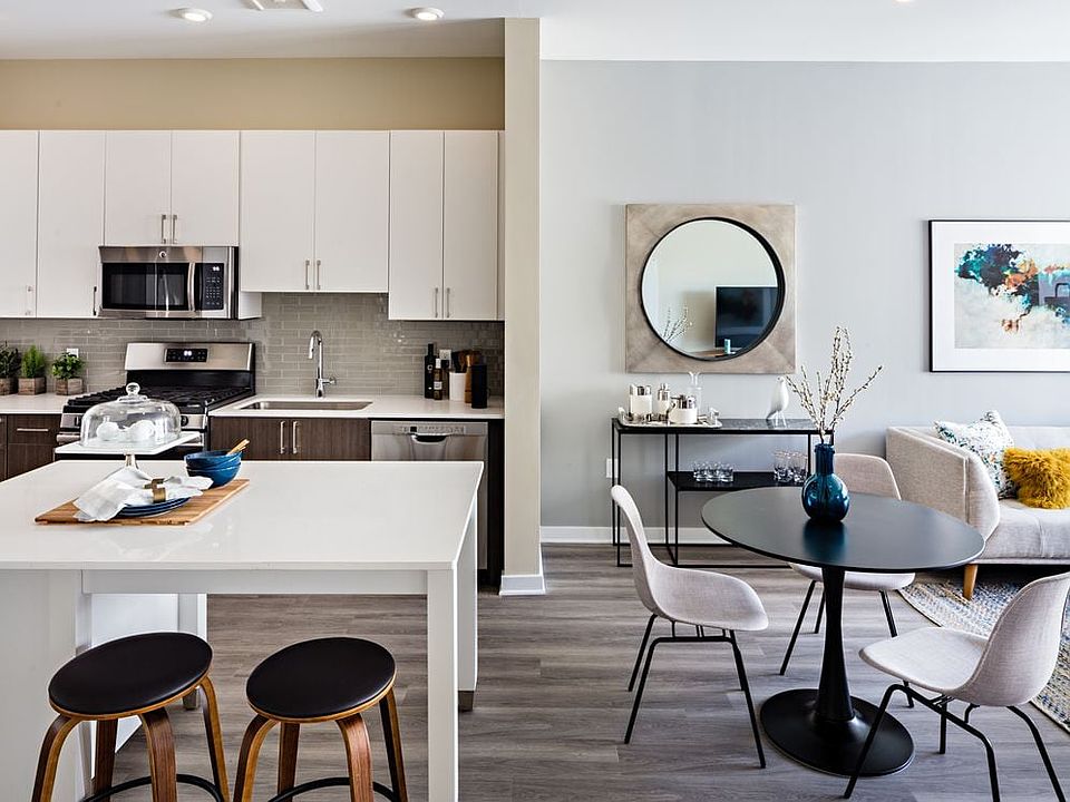 Russell Building Brand New Kitchen-Living