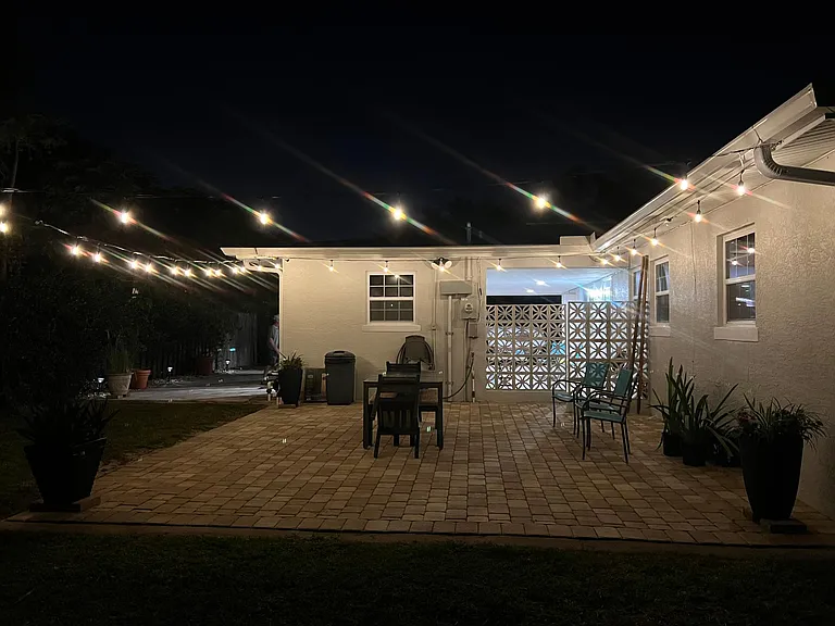 Back patio
