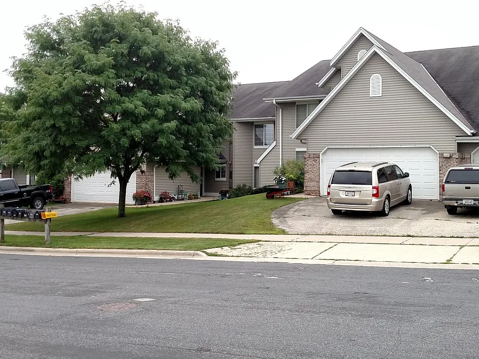 Attached two car garage