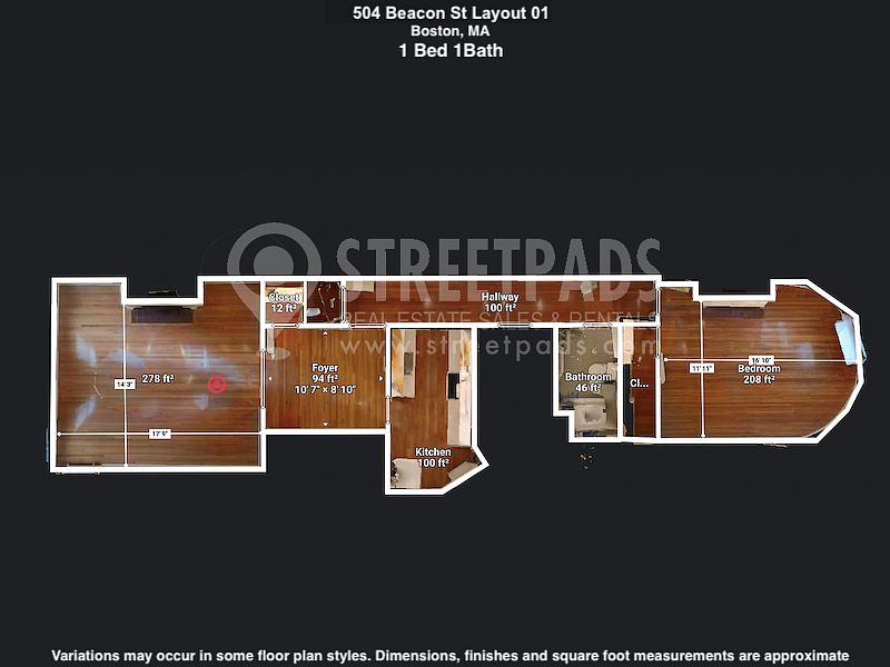 1st image of 504 Beacon St APT 21