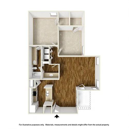 Floor plan Sawgrass-B1