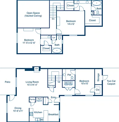 3 Bedroom | 2.5 Bath | Townhouse | 1671 SF 3 Bedroom | 2.5 Bath | Townhouse | 1671 SF