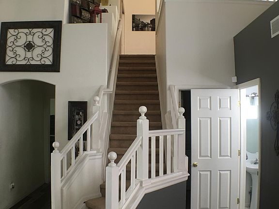 Second floor has a loft