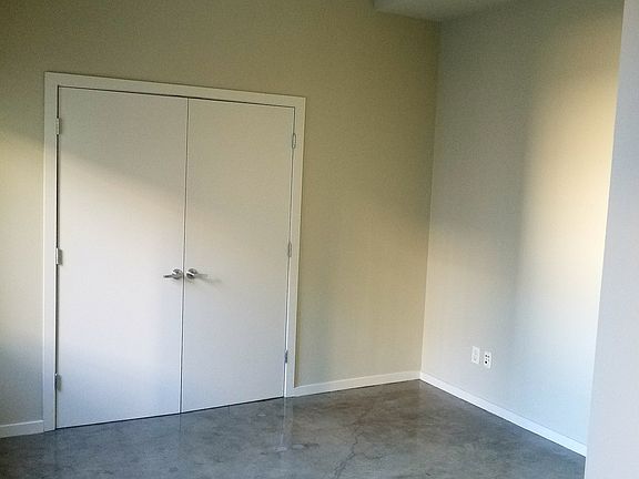 Master bedroom with double closet for storage