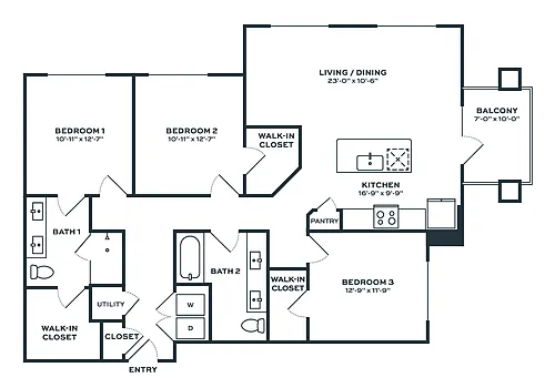 Floor plan C1