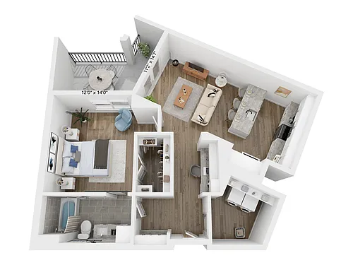 Floor plan A14