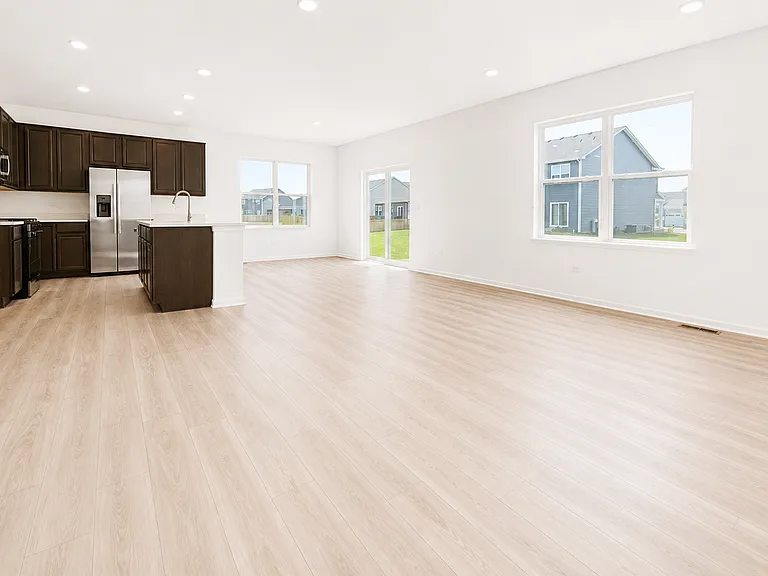 Living room, Dining area, Kitchen