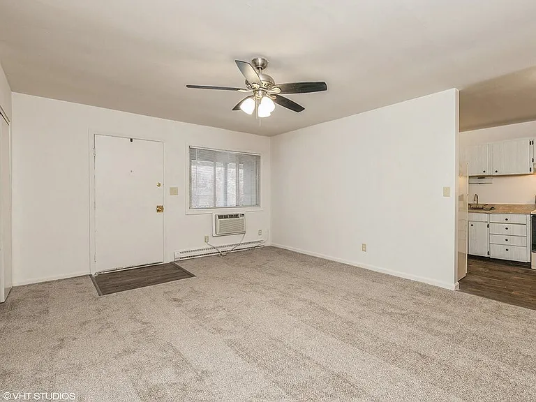 Living Room with Ceiling Fan