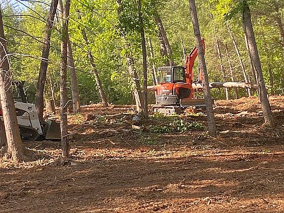 graders clearing land 