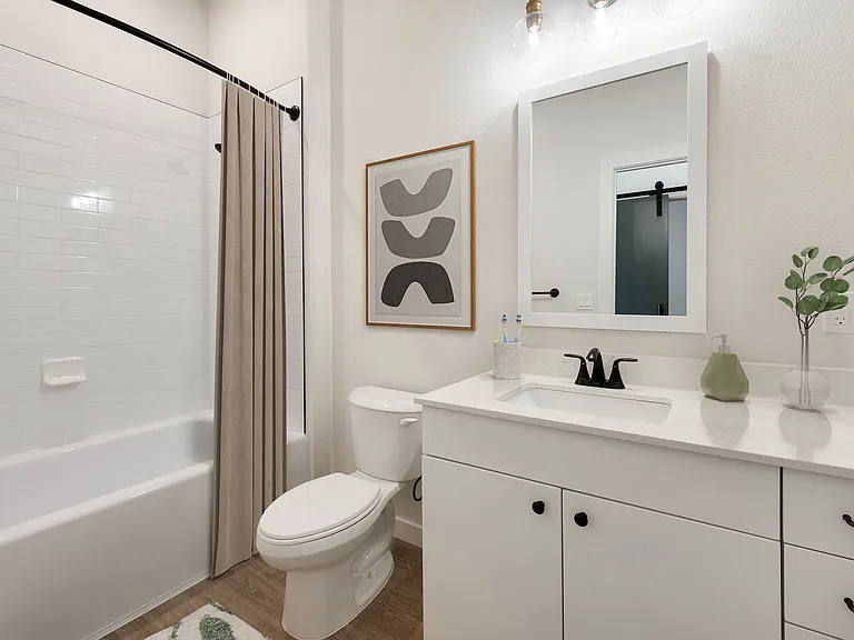 Staged Bathroom