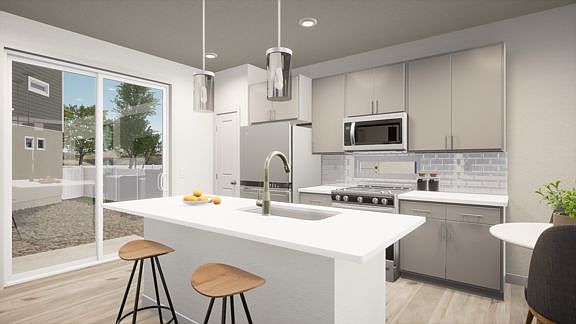 Rendering of Friesian kitchen