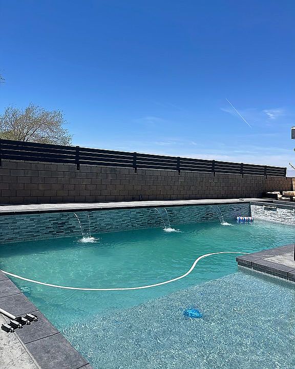 Heated pool 