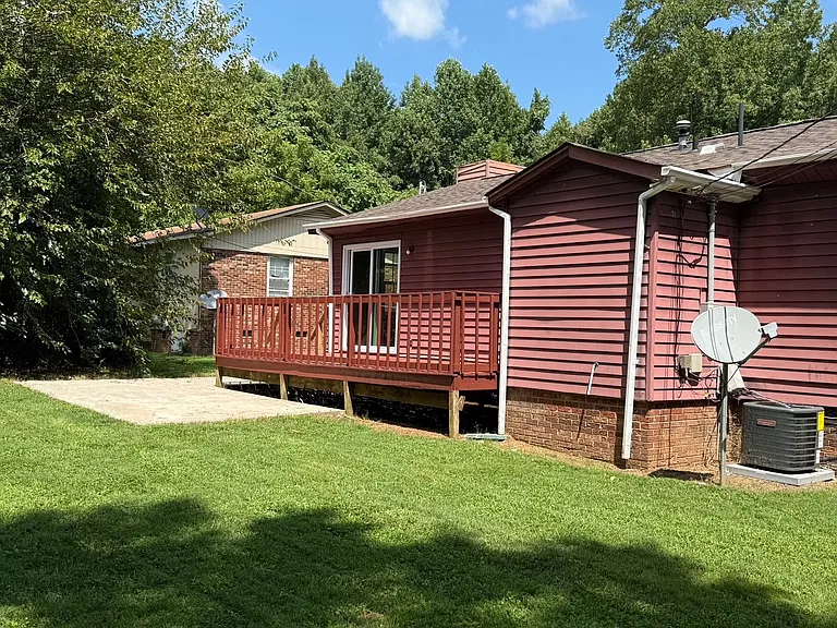 Back with Deck and Patio