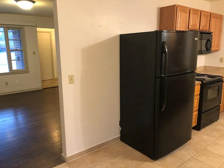 refrigerator, stove and above stove microwave included.