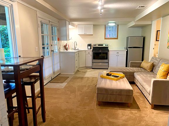 Living and dining area.