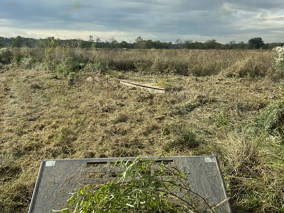 Cleared area around north impoundment pit blind