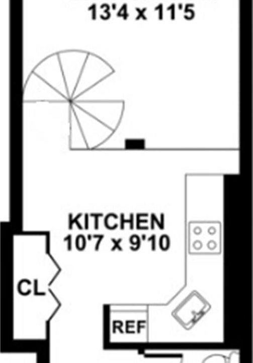 1st image of 211 Thompson St APT 1B
