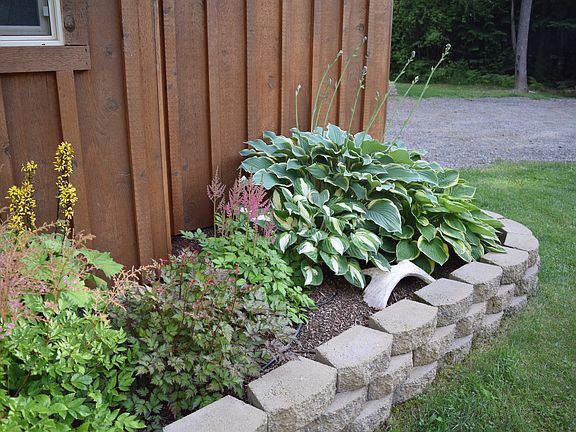Front Raised Flower Bed